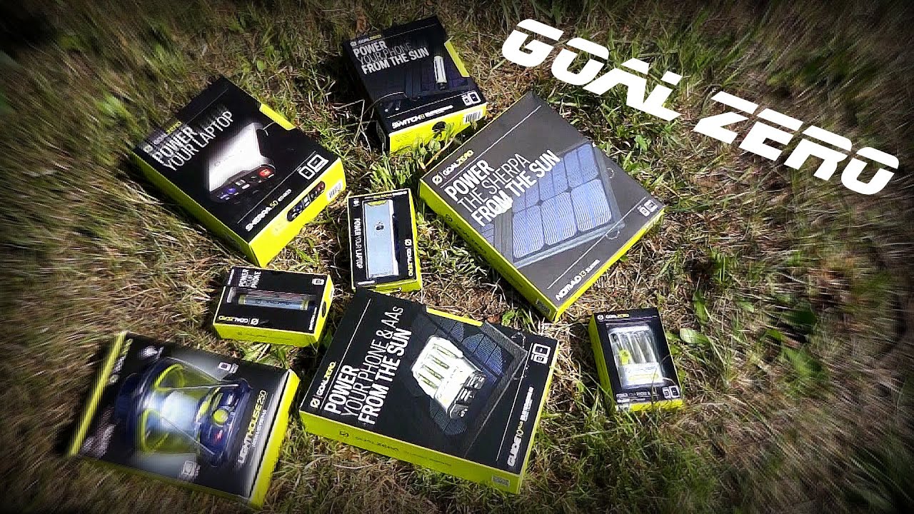 Goal Zero - обзор солнечных батарей и зарядных устройств