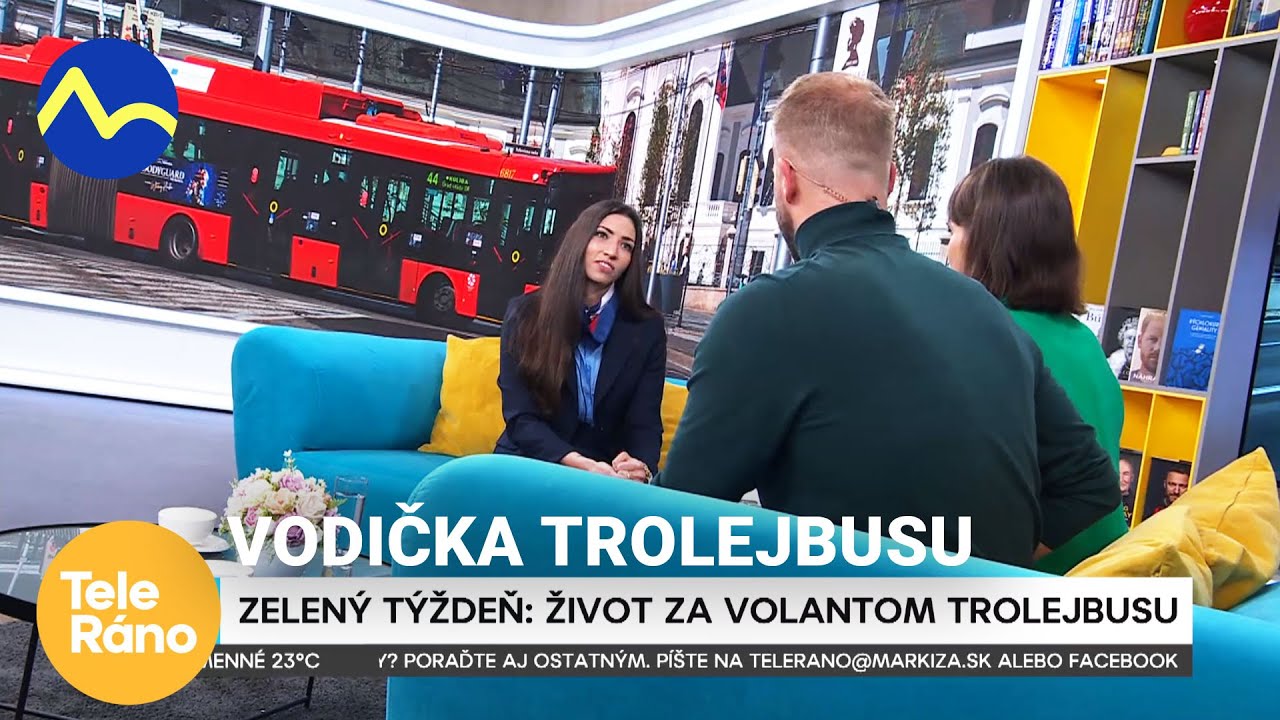 Vodička trolejbusu - nezvyčajné povolanie pre ženu | Teleráno