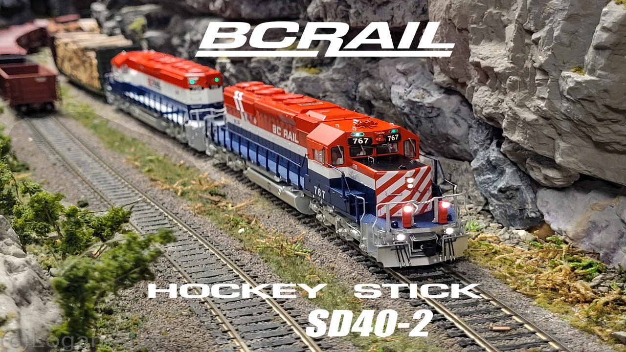 Bowser BC Rail Hockey Stick SD40-2 w/ Loksound!