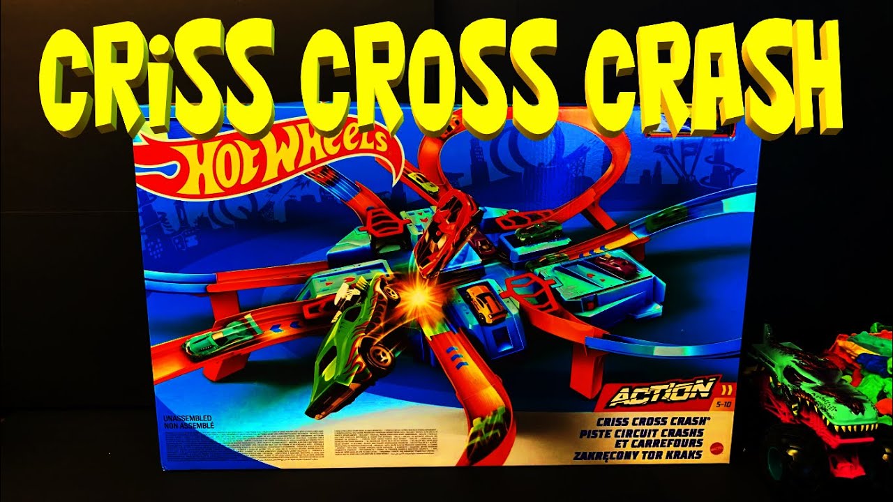 Hot Wheels Criss Cross Crash Track Set