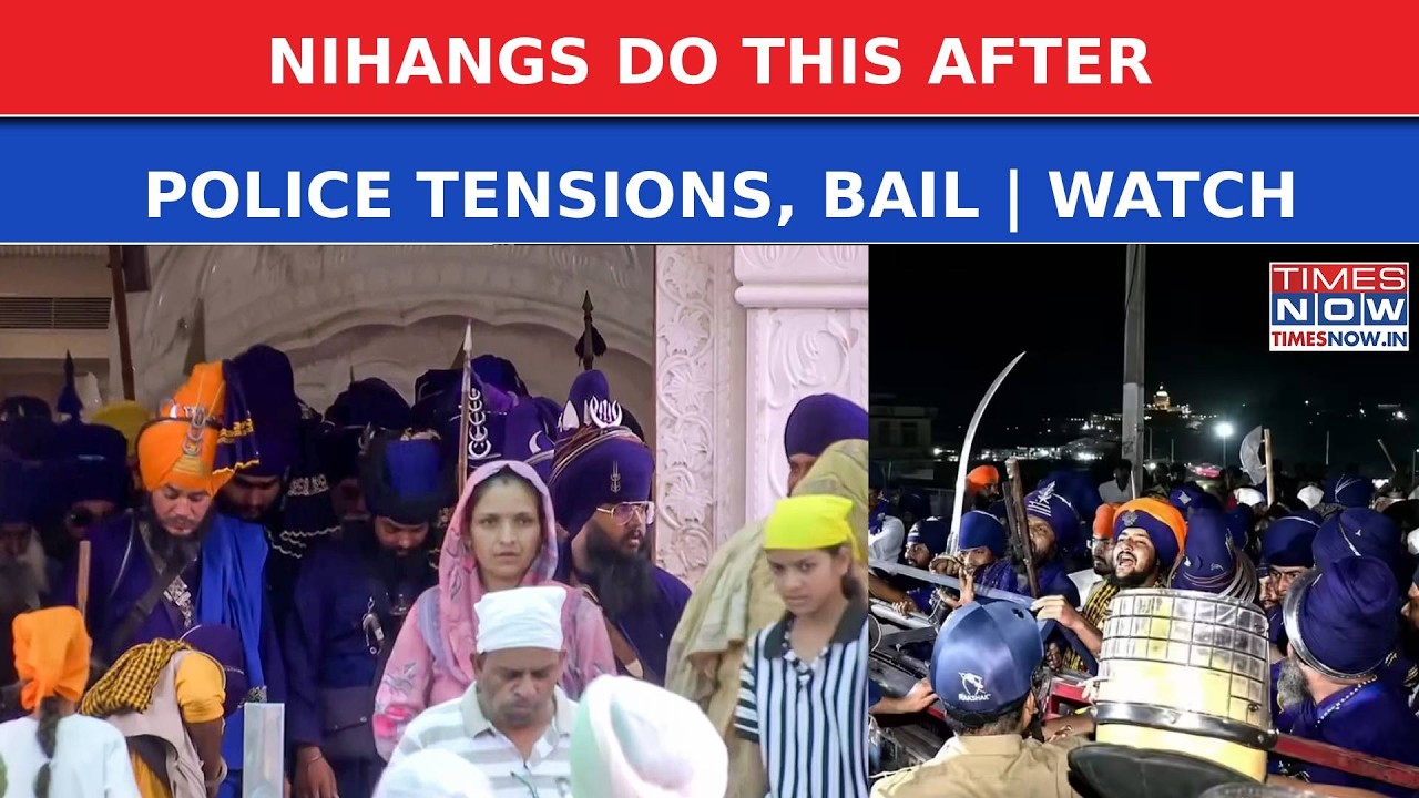 Nihangs Vs Uttarakhand Police: After Bail, Accused At Himachal's Paonta Sahib| Watch Dramatic Scenes