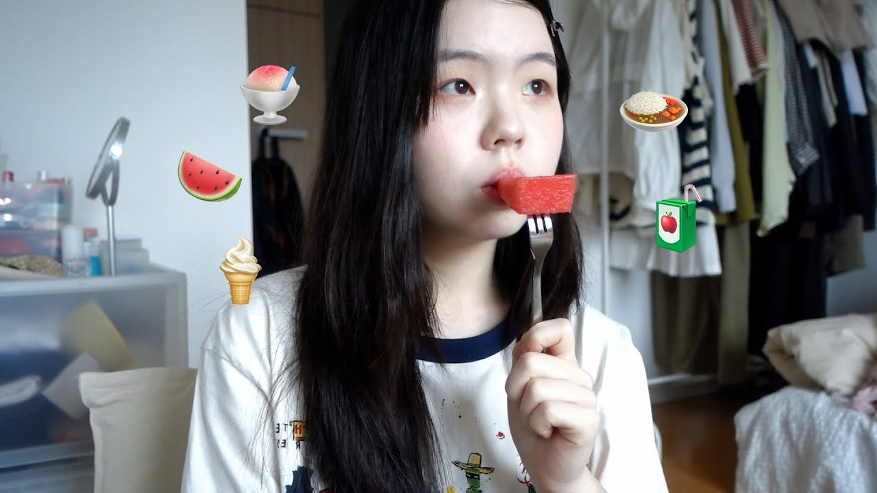 도쿄 여름 음식 브이로그. 일본 여름에 꼭 먹어야하는 것들 모음.. 일본 빙수 ・ 히야시츄카 ・ 앙미츠
