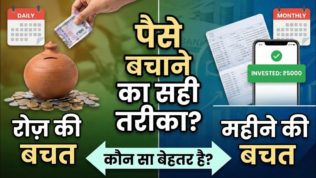 Daily Savings vs Monthly Savings: पैसे बचाने का सबसे सही तरीका क्या है? | Financial Reality