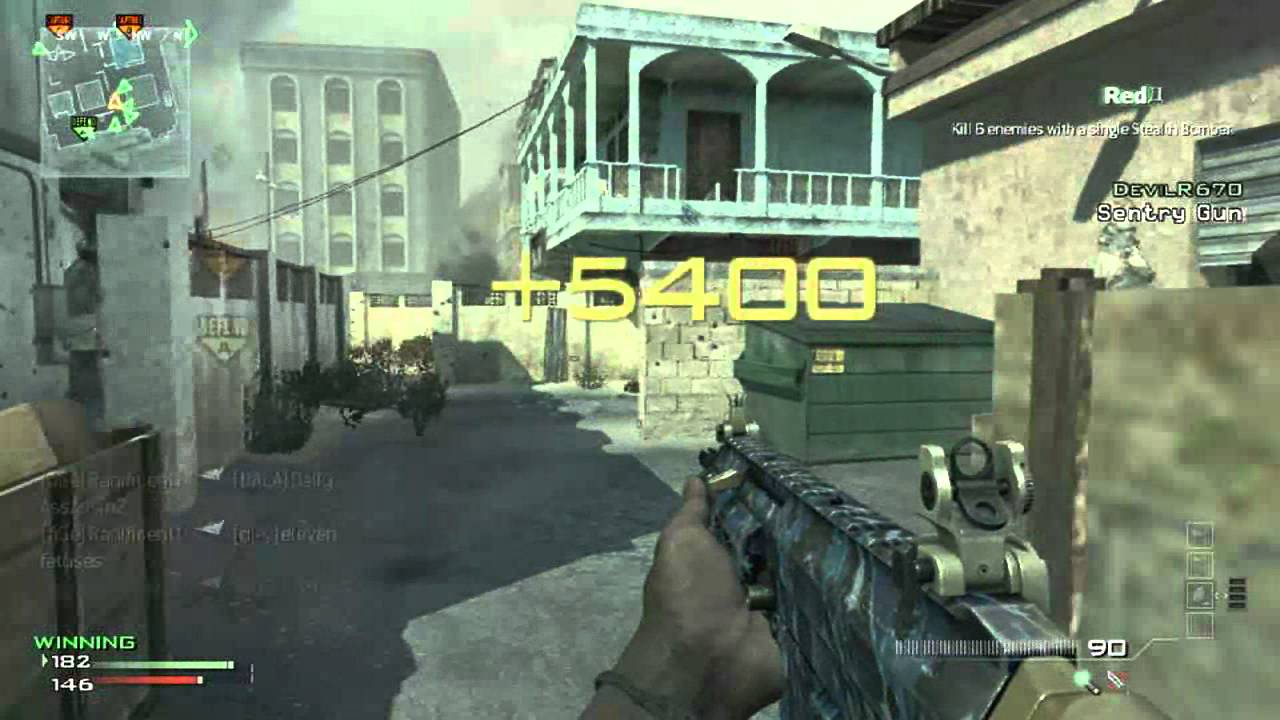 MW3 My first 6 kill stealth bomber