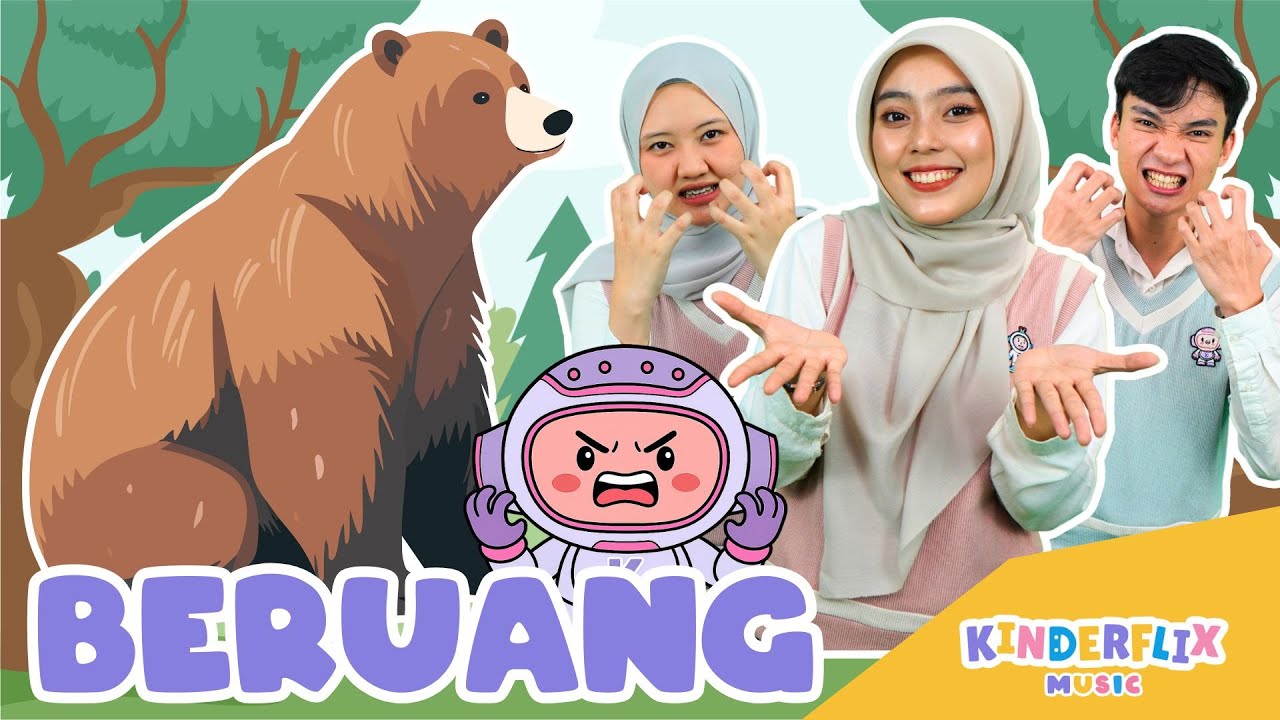 Beruang - Lagu Anak dan Balita Indonesia | Original Song - Kinderflix Music