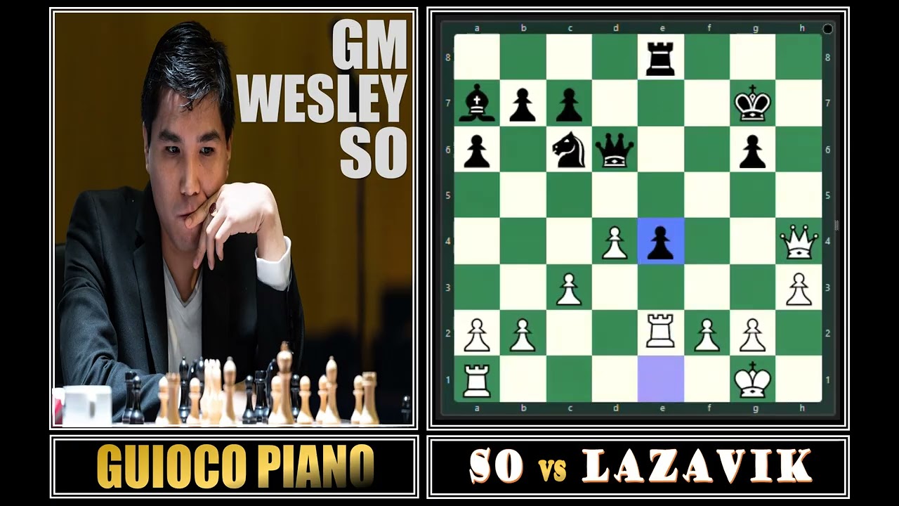 Chess Review: Gm Wesley So - Guioco Piano Opening #chess