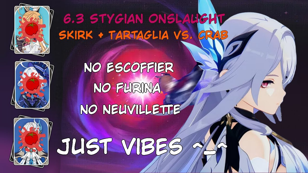 Student and Master take on 6.3 Stygian Onslaught Crab together || NO escoffier furina or neuvillette