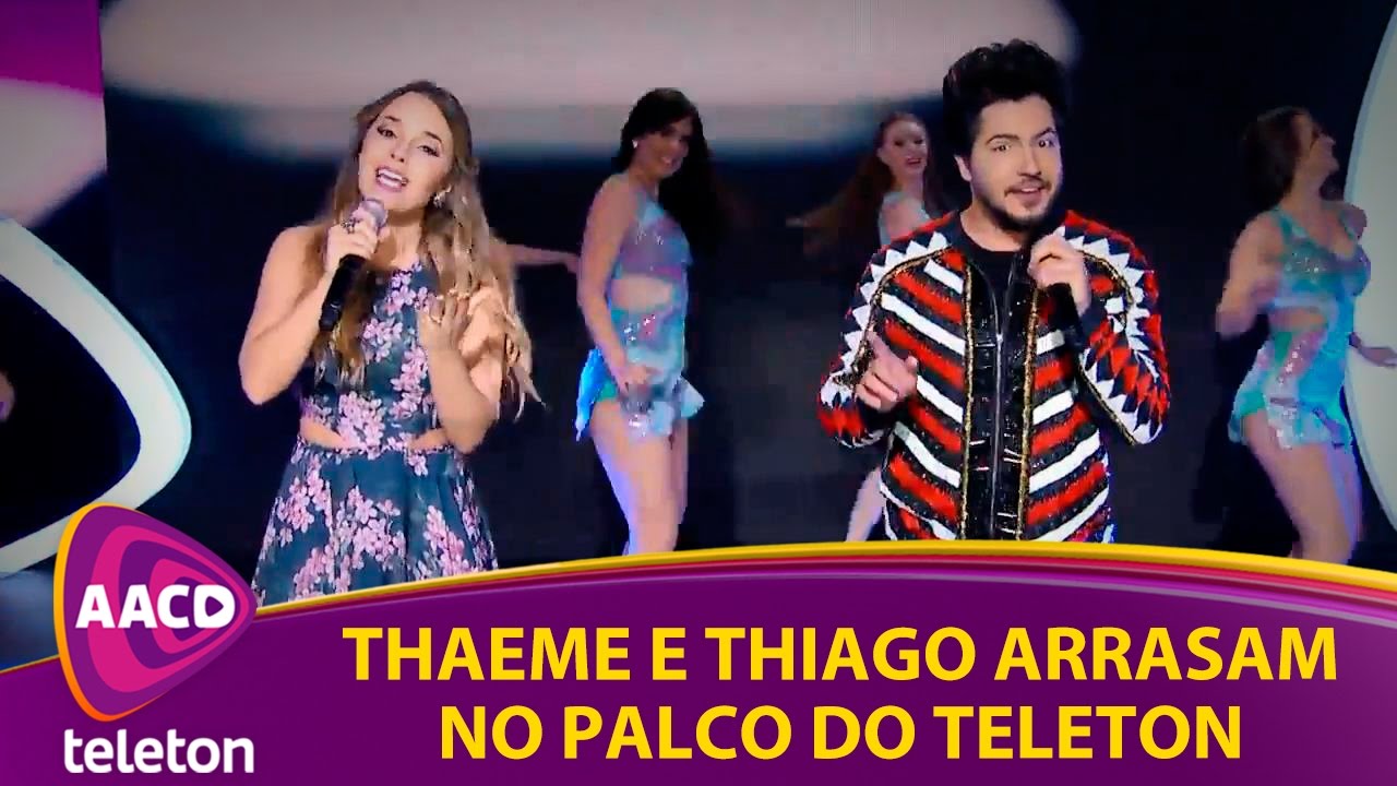 Teleton 2016 - Thaeme e Thiago arrasam no palco do Teleton