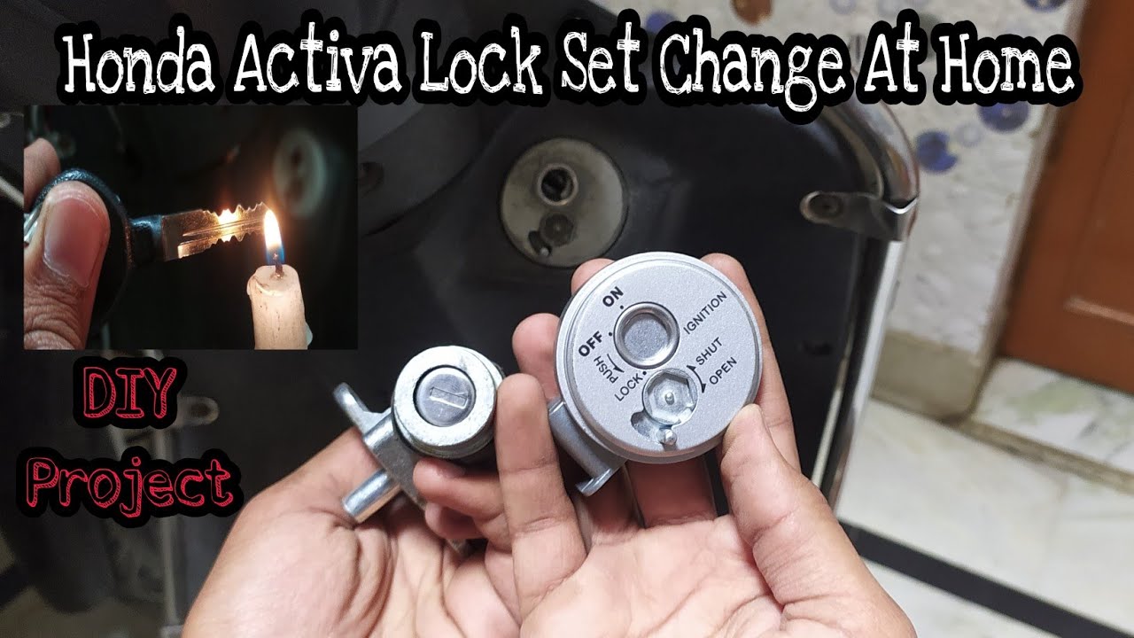 Honda Activa 3g full LOCK SET Change At home | DIY