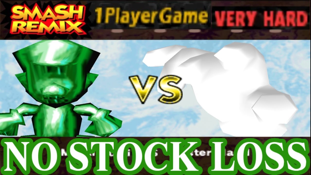 Smash Remix - Classic Mode Gameplay with Metal Luigi (VERY HARD)