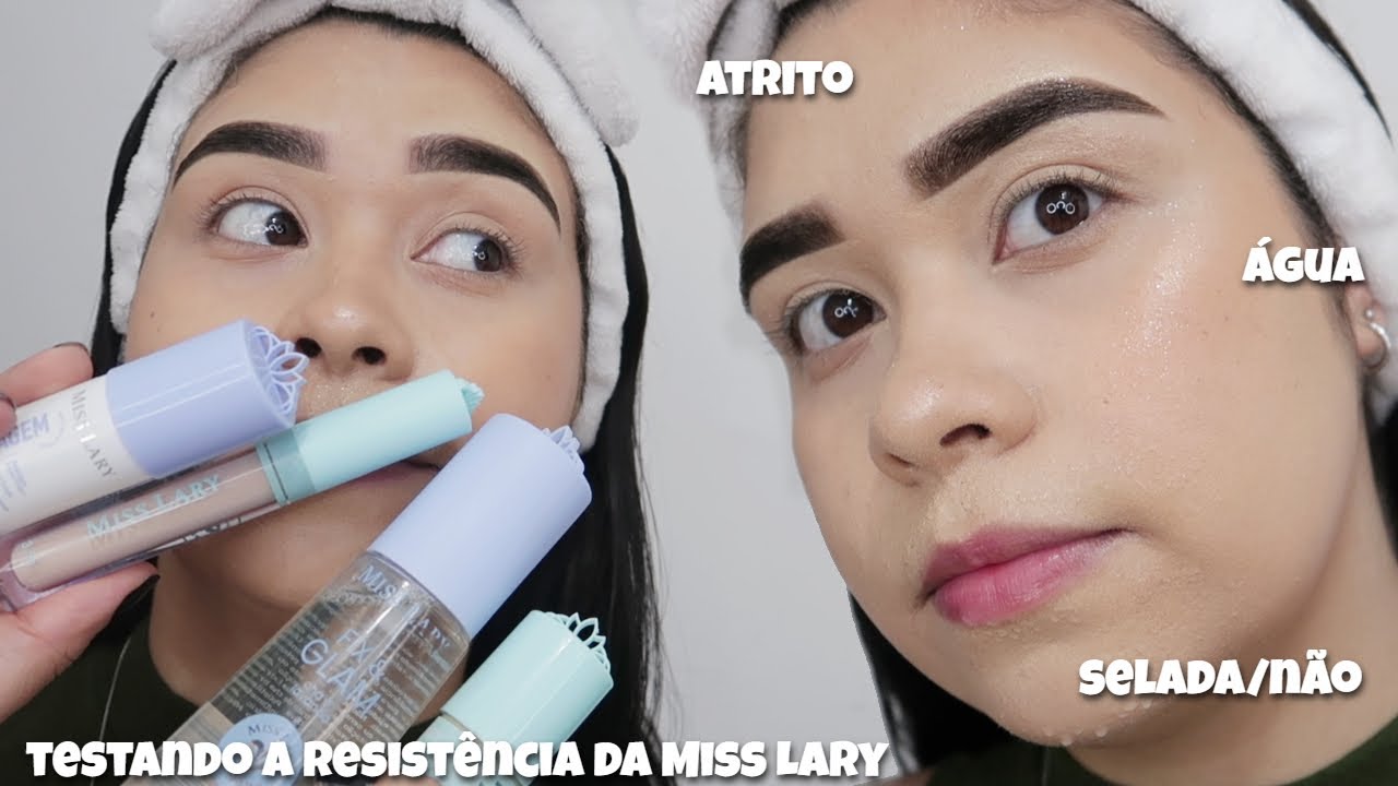 TESTEI A BLINDAGEM e OUTRAS MAKES da MISS LARY | PRODUTOS ACESSÍVEIS 💙