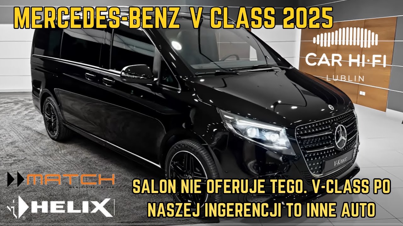 Mercedes V-Class 2025 – pełne wyciszenie i audio, czy to inny wymiar jazdy?