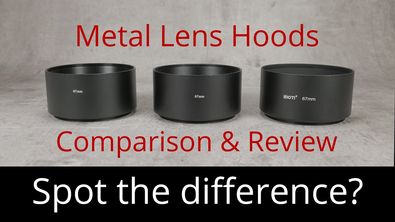 Review of a Sioti lens hood & comparing the differences