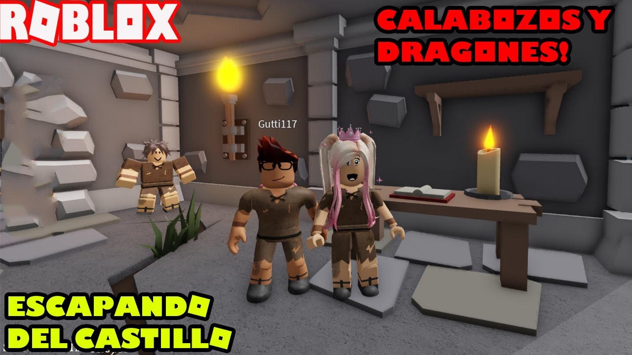 😮Escapando De Calabozos Y Dragones En El Castillo De Robloxia! Aventuras Sam Y Gutti! Obby😃