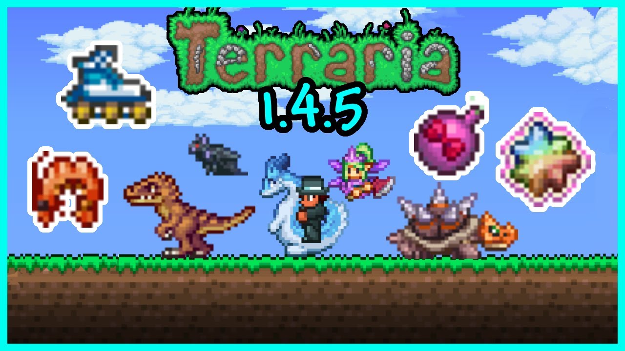 Terraria 1.4.5 - How To Get ALL NEW MOUNTS & PETS