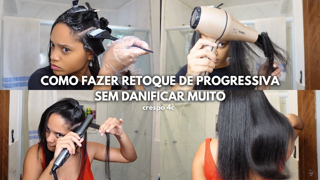 RETOQUE DE PROGRESSIVA PROHAL SELECT ONE COMPLETO COM RESULTADO | CRESPO ALISADO 4C
