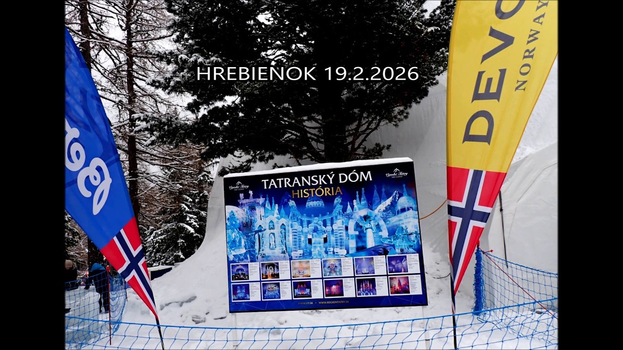 TATRANSKÝ ĽADOVÝ DÓM A ĽADOVÉ SOCHY NA HREBIENKU 19.2.2026 SK