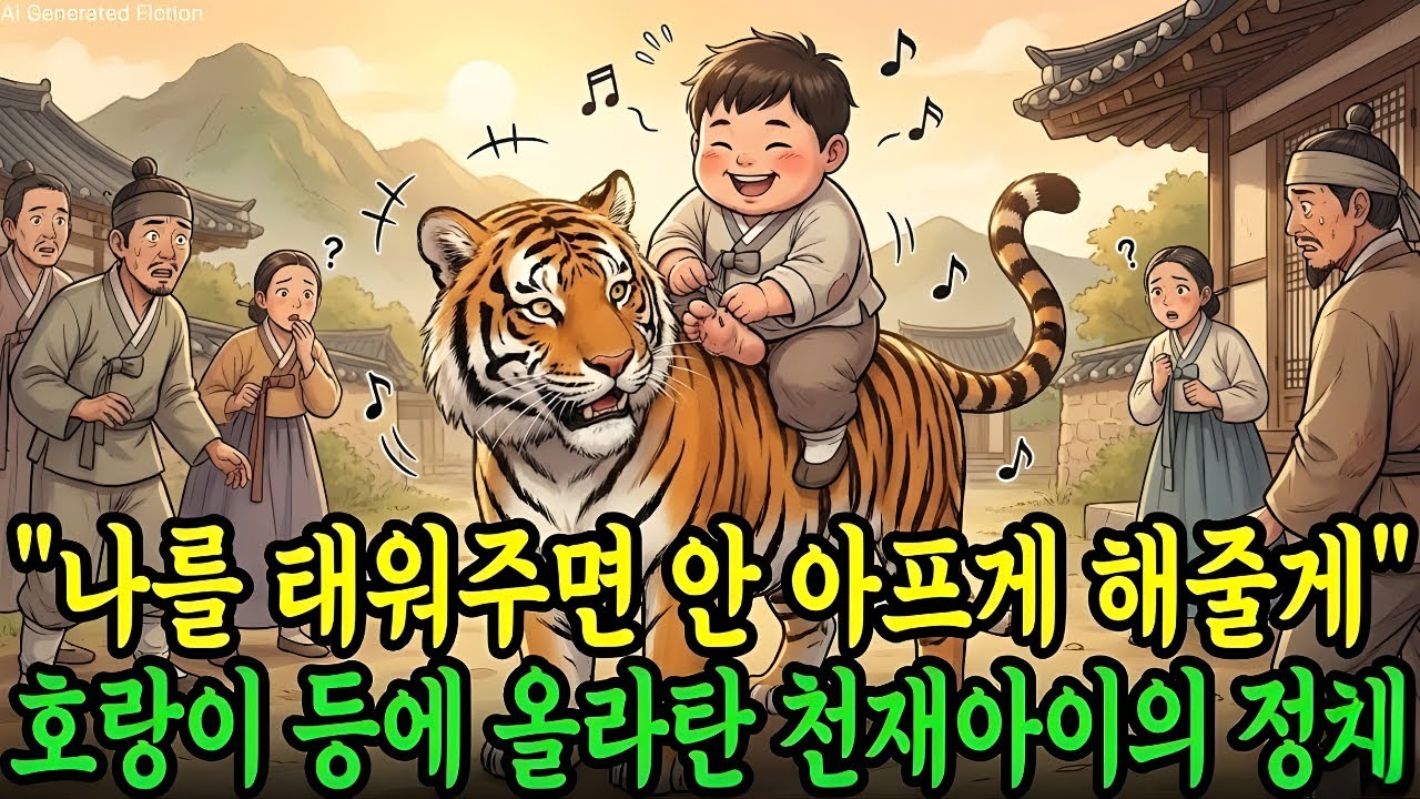 가시 하나 뽑아줬더니... 거대 호랑이 등에 업혀 귀환한 꼬마의 정체? |야담 |옛날이야기 |민담 |전설 | 설화