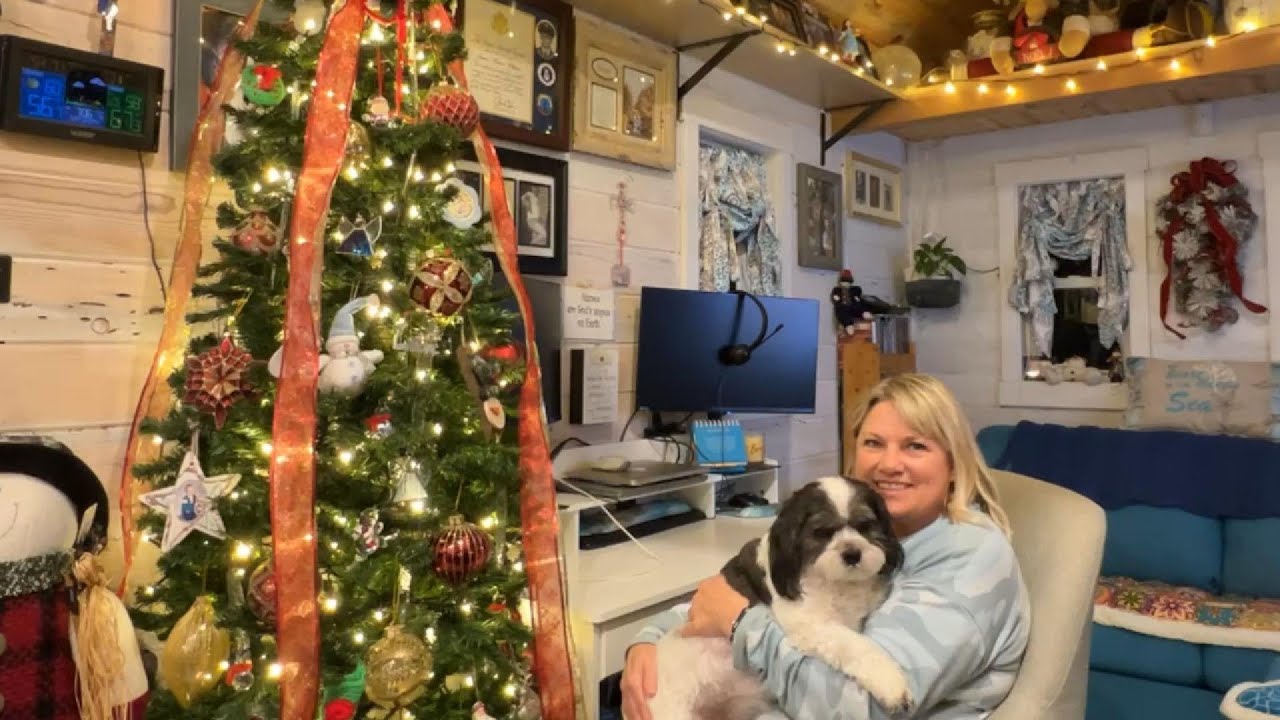 Decorating for Christmas in a Tiny Home