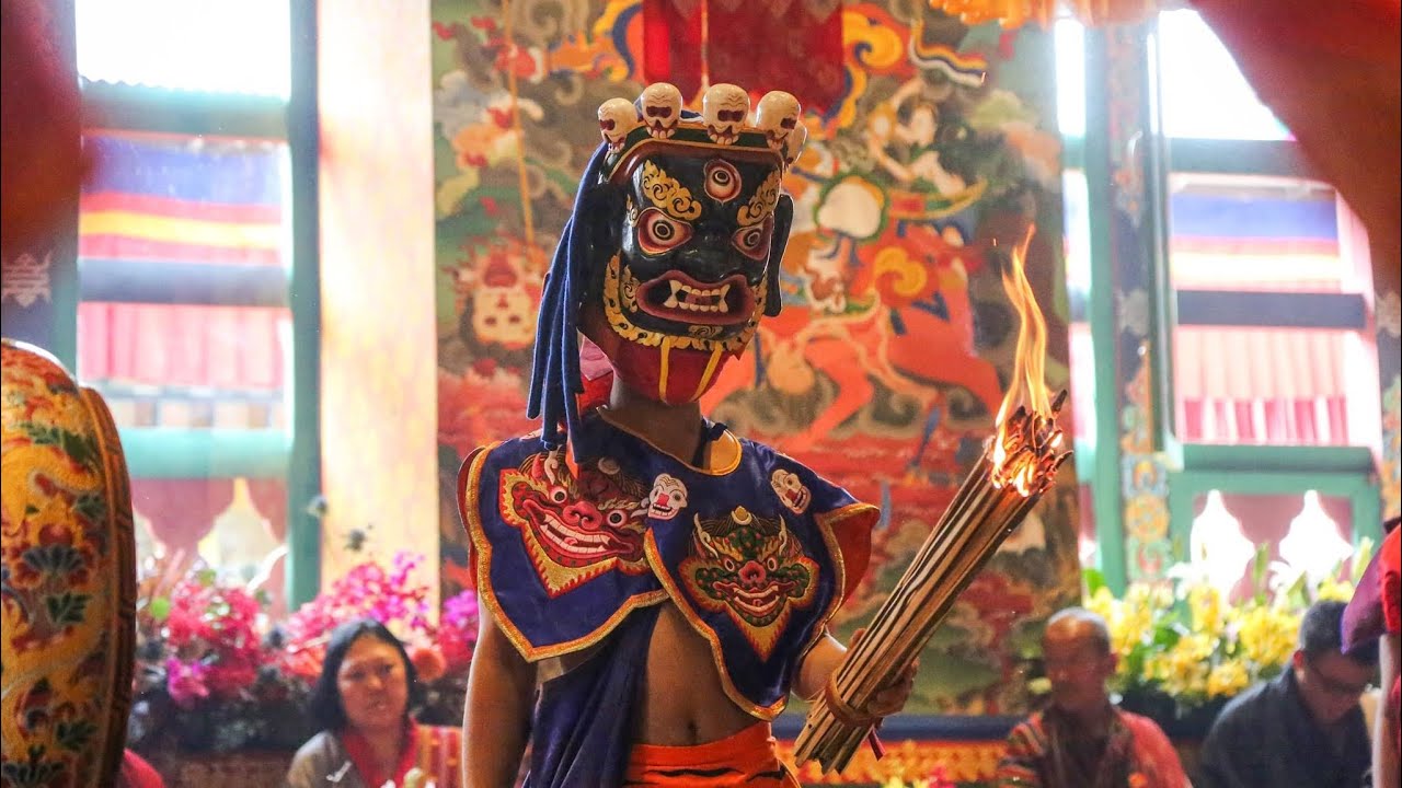 Vajrayana Dance || Sacred Mask Dance || Overcoming Evil Spirits || Tibetant Buddhism || Tantrism