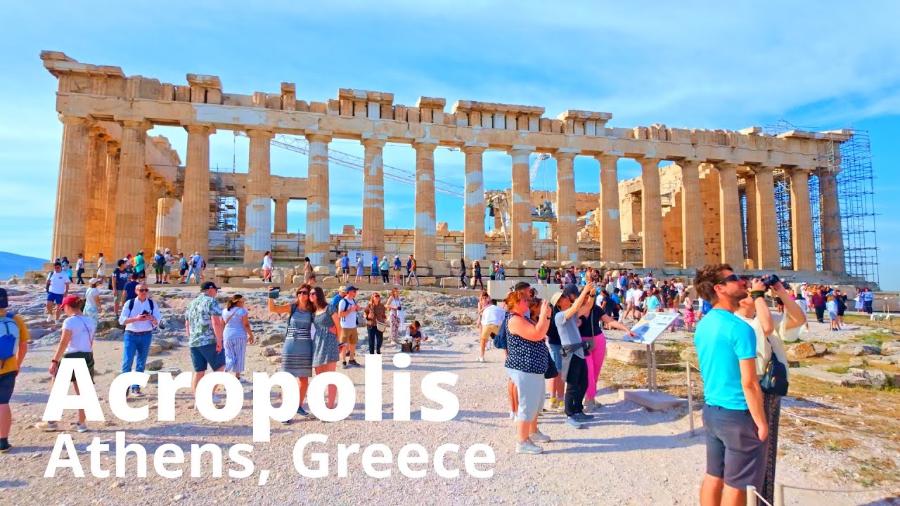 Acropolis-Parthenon Walking Tour, Athens, Greece | 4K 60fps