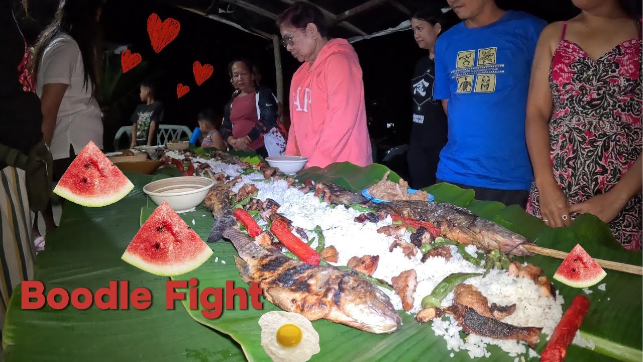 Boodle fight sa Villa Ventura. January 19, 2026