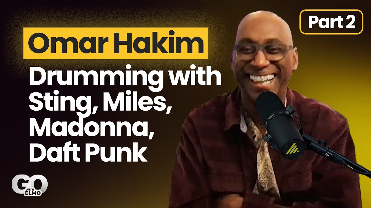 Omar Hakim Part 2: Sting, Miles Davis, Madonna, Daft Punk, Get Lucky, Hybrid Drumming, Live, Tour