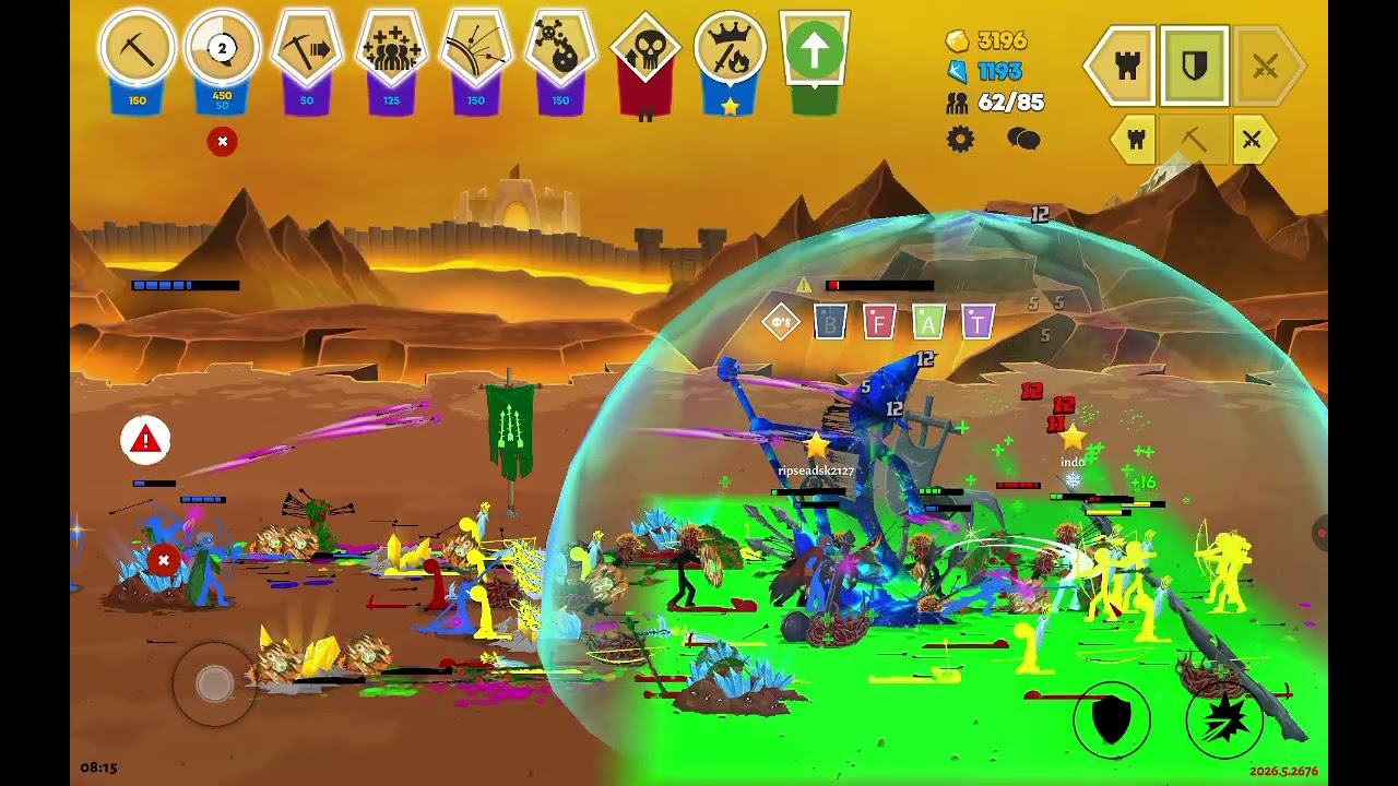 Stick war saga, akhirnya menang juga