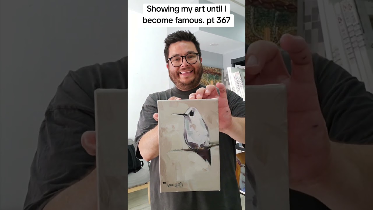 Bird Oil Painting by Artist Jose Trujillo