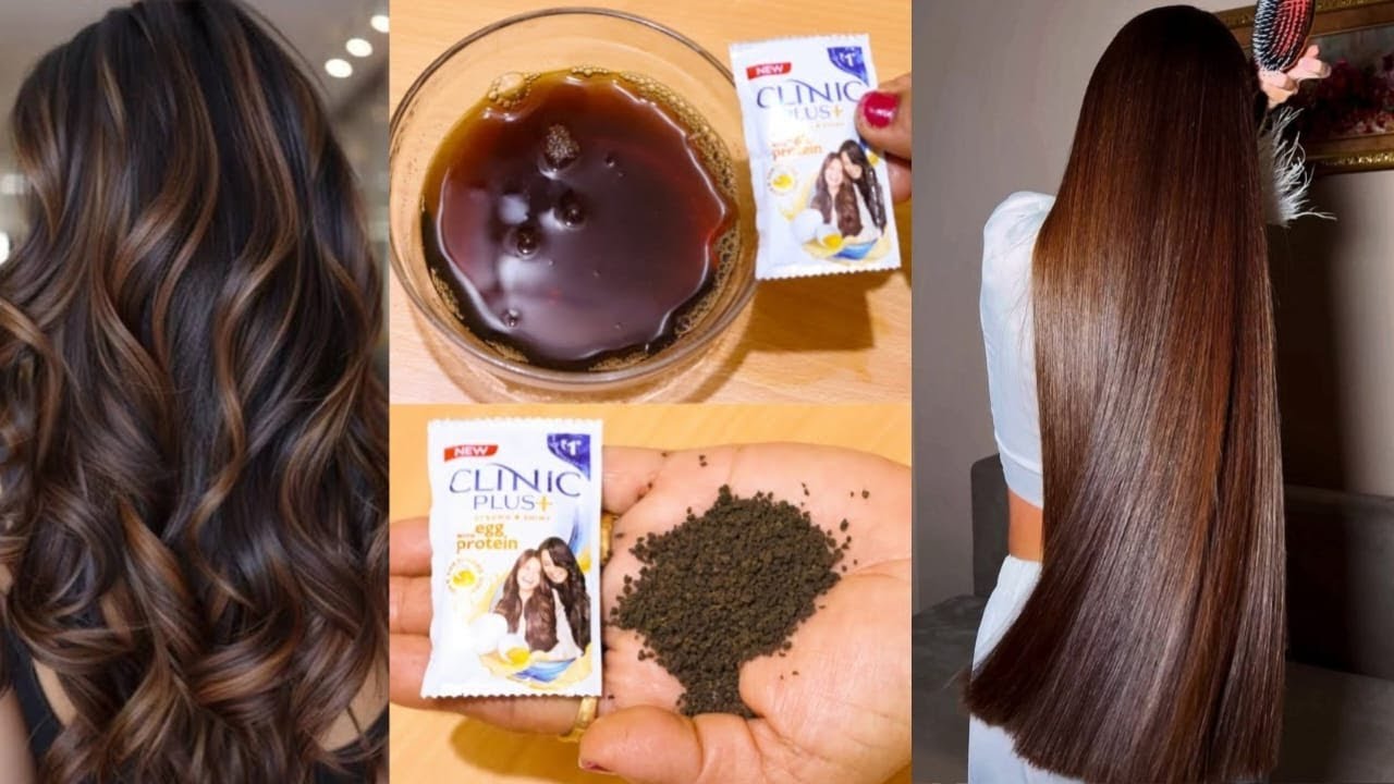 Dark Brown 🤎 Hair Dye Shampoo at Home 😍 Chai ki Patti sy Baalon ko ghr py Dark brown 🟤 color krain