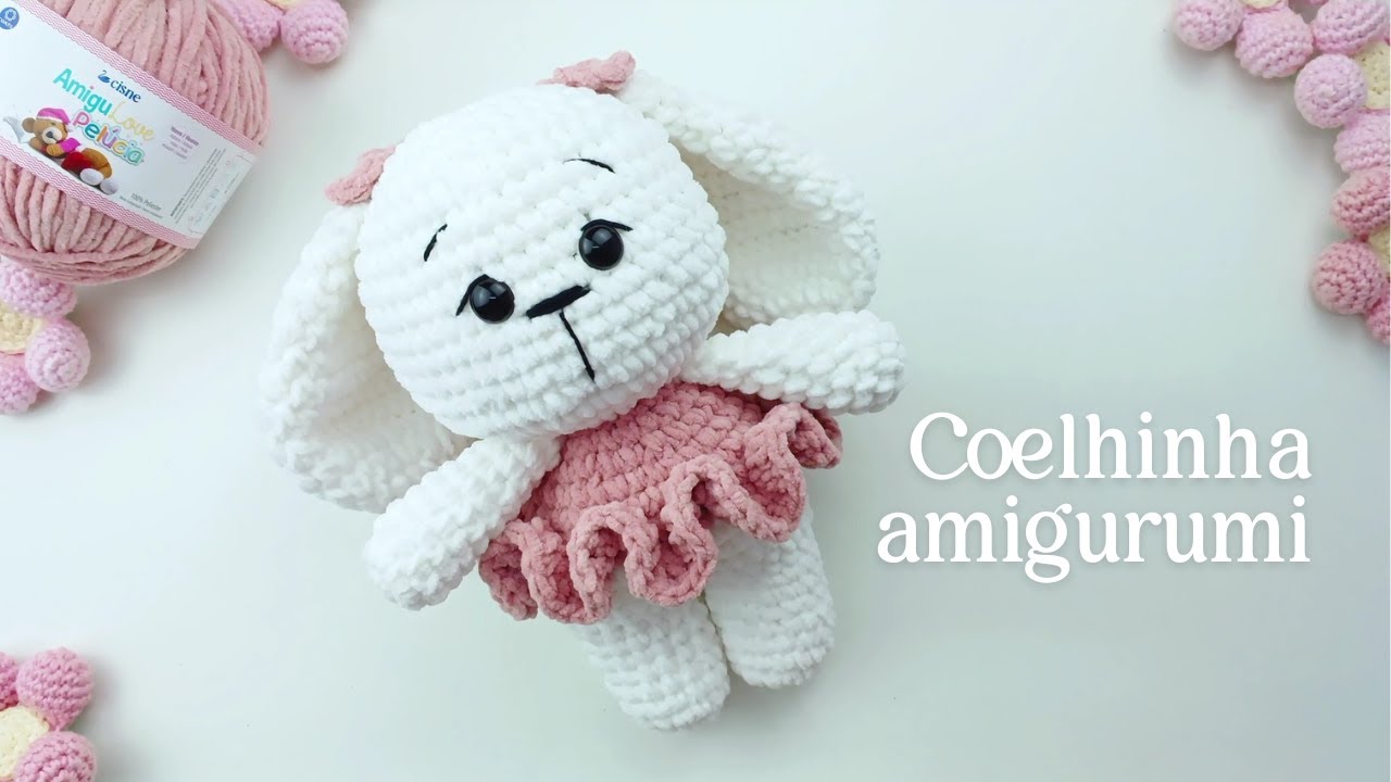 FAÇA ESTA COELHINHA SUPER FOFA DE AMIGURUMI