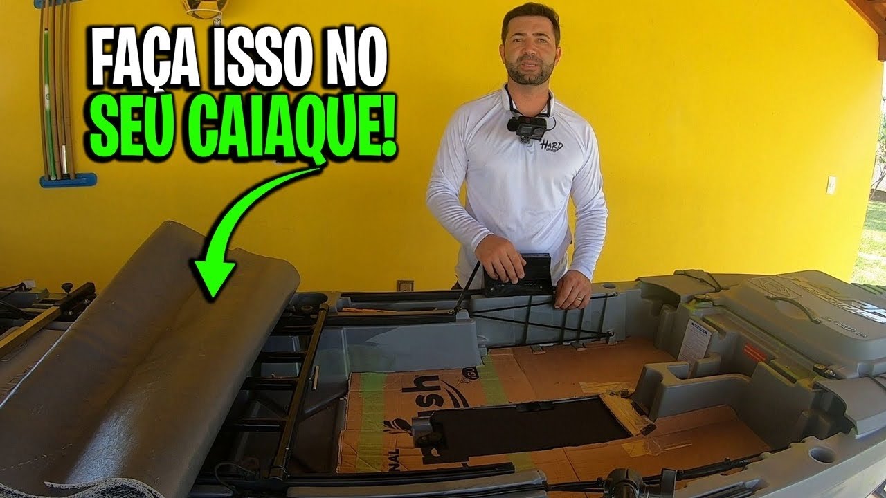 Como Fazer um Tapete para Caiaque | Simples, Barato e MUITO Eficiente