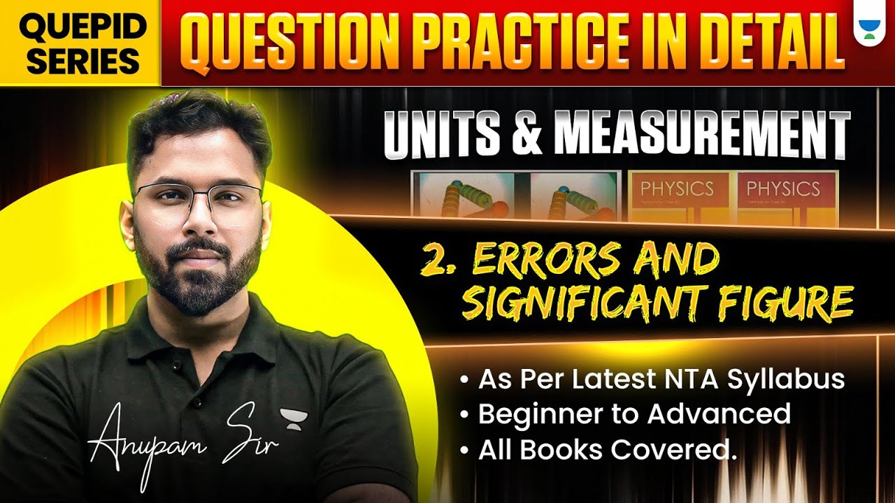 NEET 2025 Physics Quepid Series: Errors & Significant Figures | Master Question Practice #neet2025