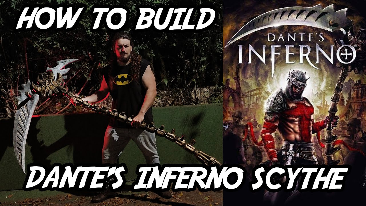 How to make Dante´s Inferno scythe / como construir a foice do Dante´s Inferno DIY cosplay tutorial