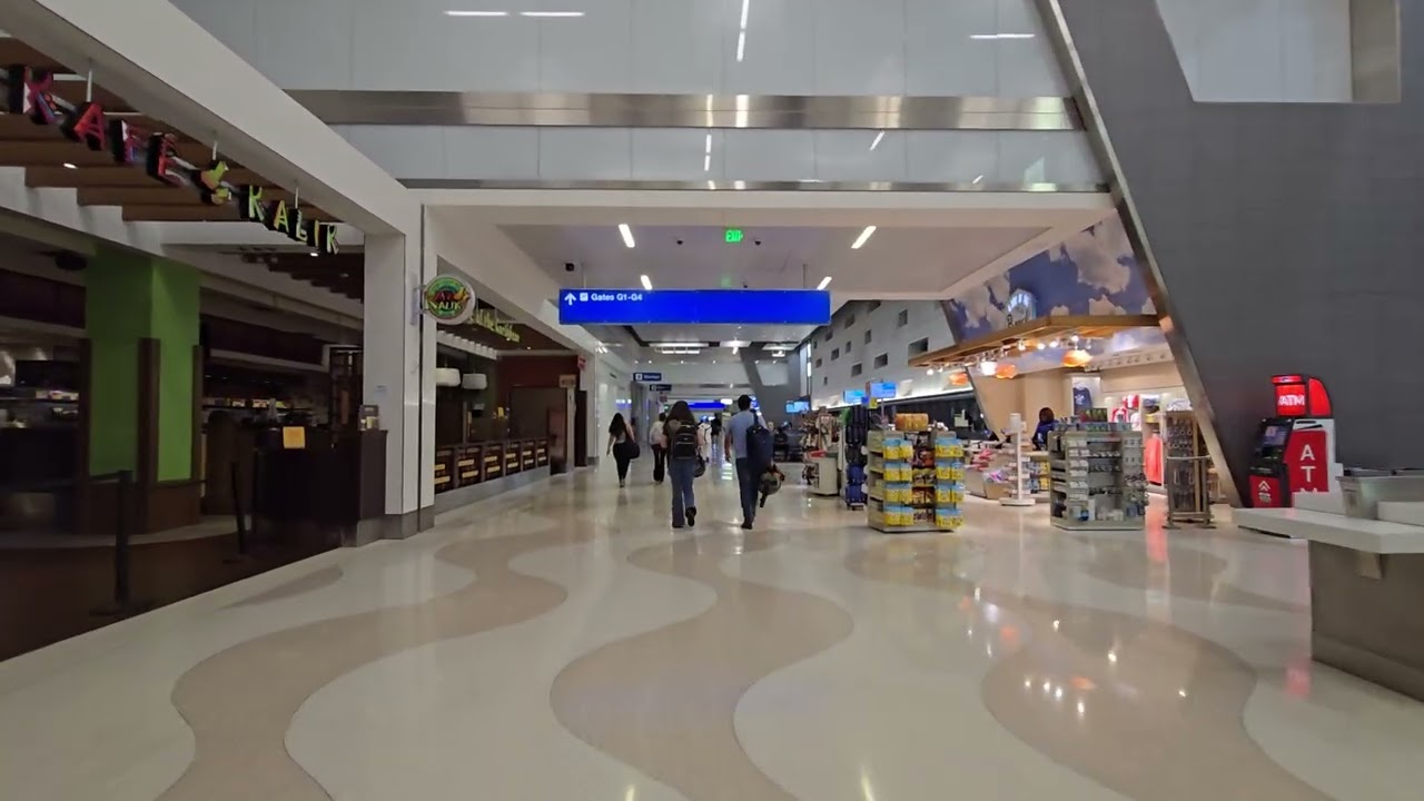 FORT LAUDERDALE AIRPORT 7AM CONCOURSE G! #fll #fortlauderdale #airport #likeandsubscribe 