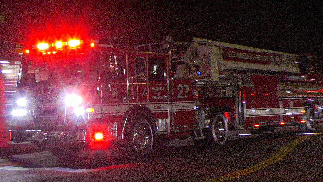 LAFD Light Force 27 Responding 