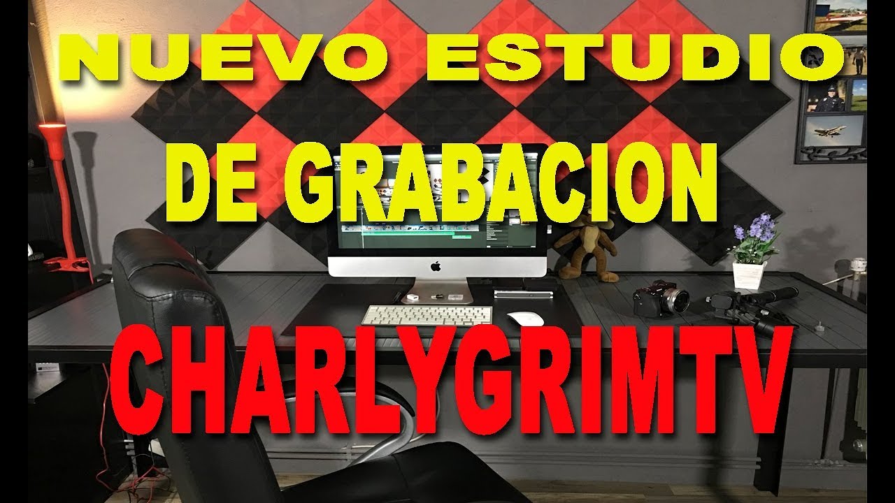 Nuevo estudio grabaci&oacute;n de Charlygrimtv