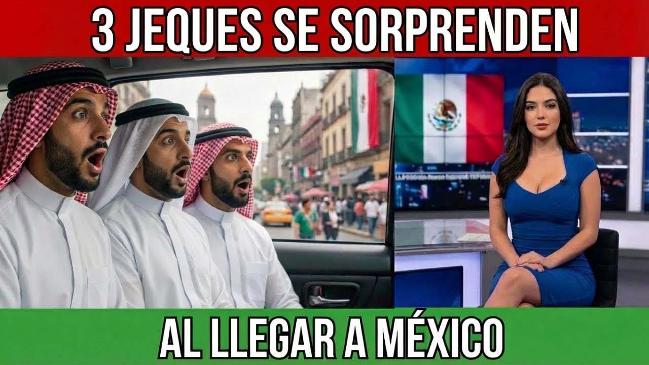 3 árabes llegan a México y lo experimentan como NUNCA ANTES
