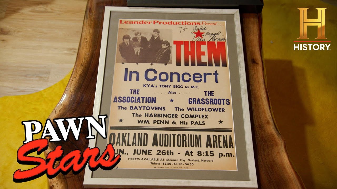 Pawn Stars Do America: GOOD MONEY for Van Morrison Autograph (Season 2) | Pawn Stars