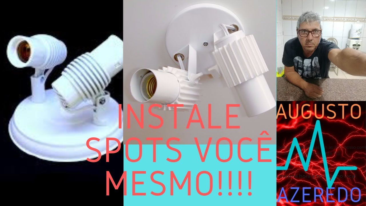 #VEJA COMO INSTALAR SPOT EM TETO DE ALVENARIA