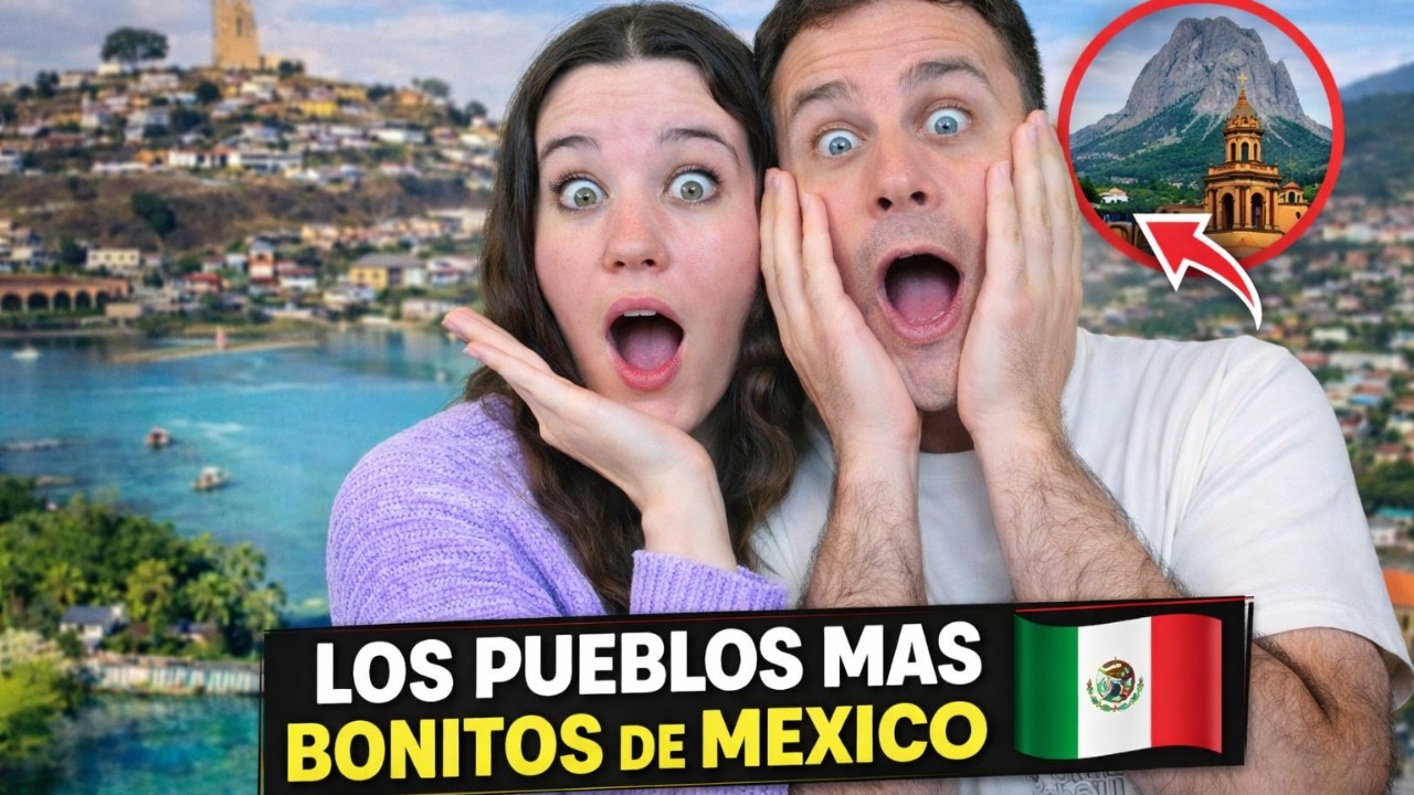 &iquest;ESTO EXISTE? ESPA&Ntilde;OLES REACCIONAN A TOP 15 PUEBLOS MEXICANOS #mexico