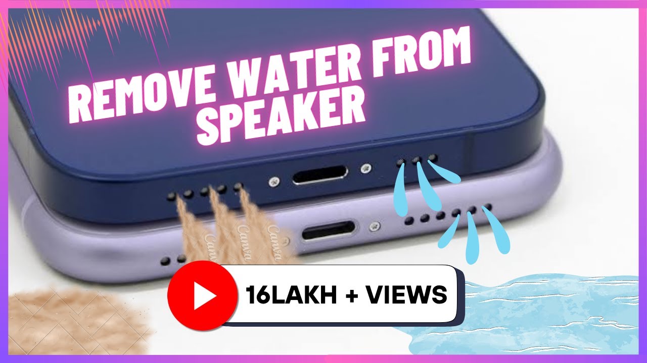Remove Water from Your Phone Speaker | Speaker DUST cleaning SOUND