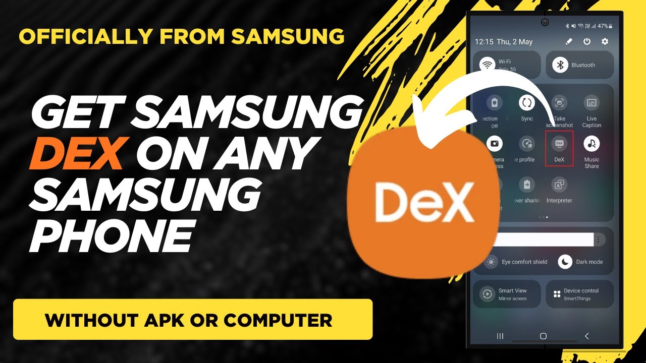 Get Official Samsung DeX on Any Samsung Phone or Tablet \ No Computer Required | No apk or app 2026