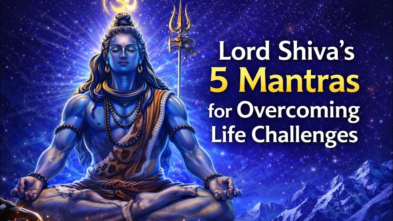 🕉️ Lord Shiva&rsquo;s 5 Mantras for Overcoming Life Challenges | Mahadev Blessings #mahadev