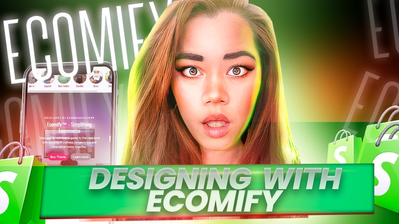 How To Design A Shopify Store In 11 Minutes (Step-By-Step)  | shopify Ecomify premium theme 2024