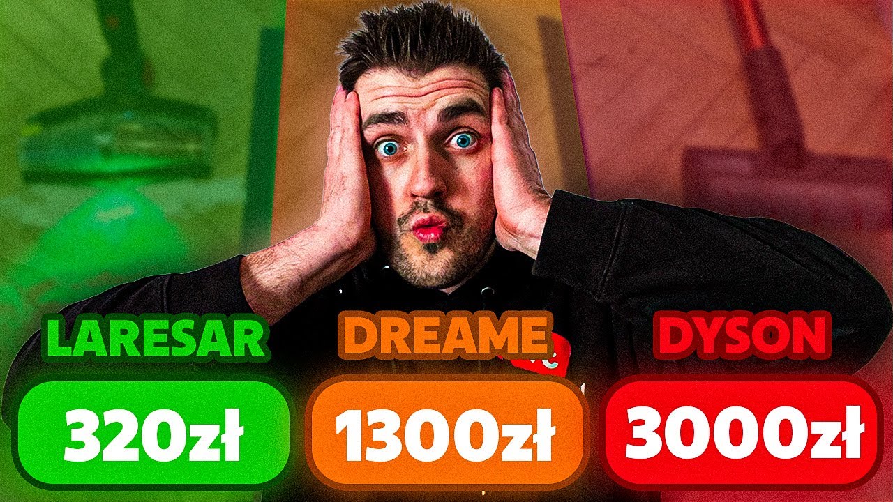 10x TAŃSZY zamiennik Dysona! Laresar X11 vs Dyson V16 vs Dreame V11! #laresar #dyson #cheaply