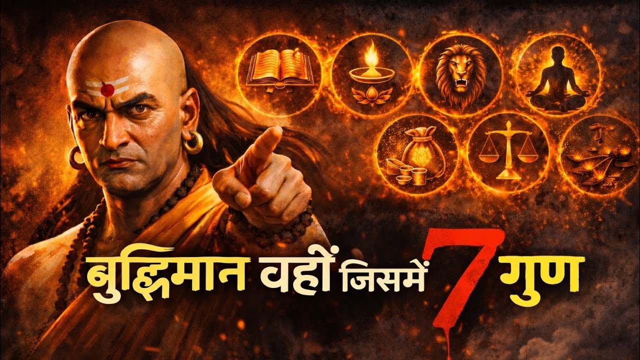 🤔 बुद्धिमान वहीं जिसमें ये 7 गुण  ! Chanakya niti | motivational video  #motivation @Budhdhastory4M 