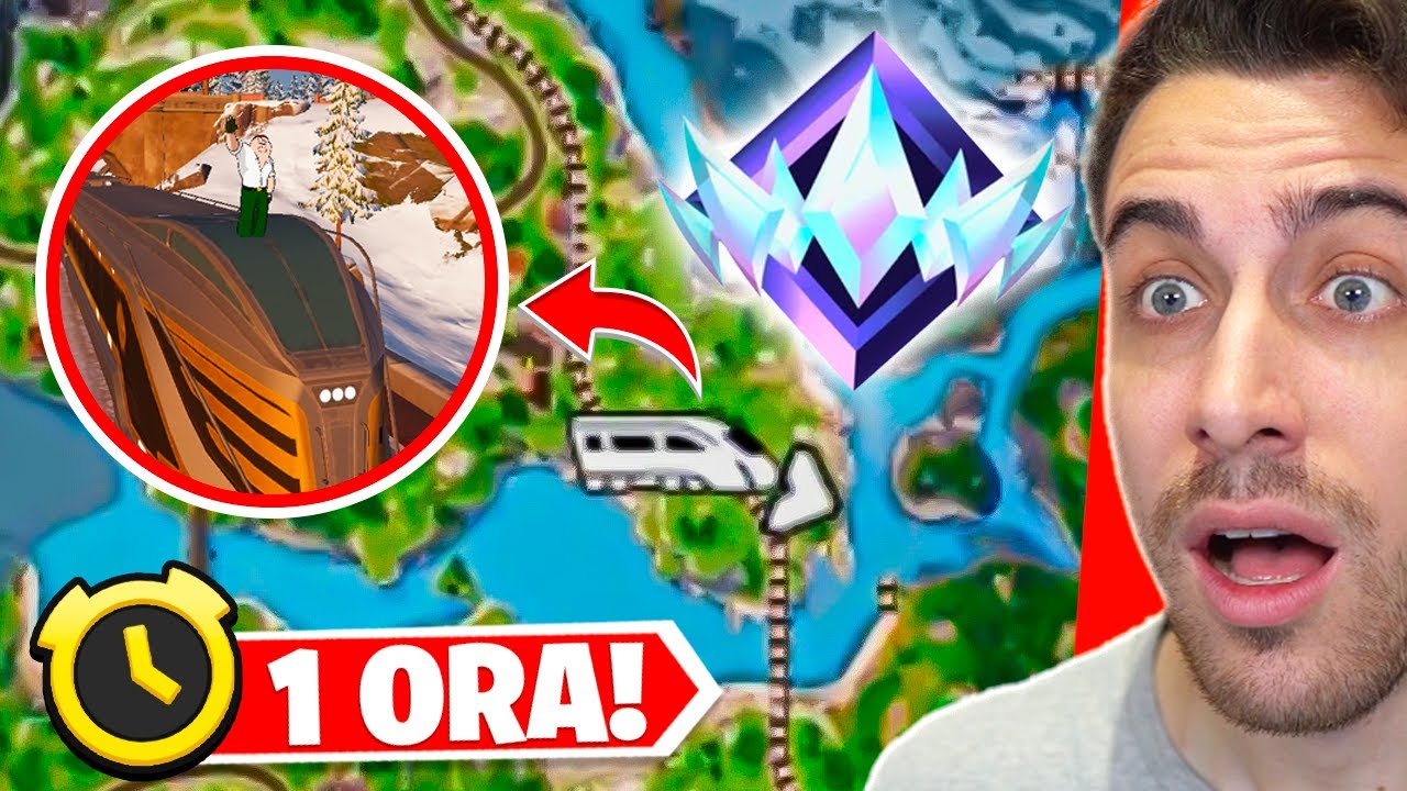 Atterro per 1 ORA sul TRENO in Ranked! Capitolo 5 Fortnite ITA!