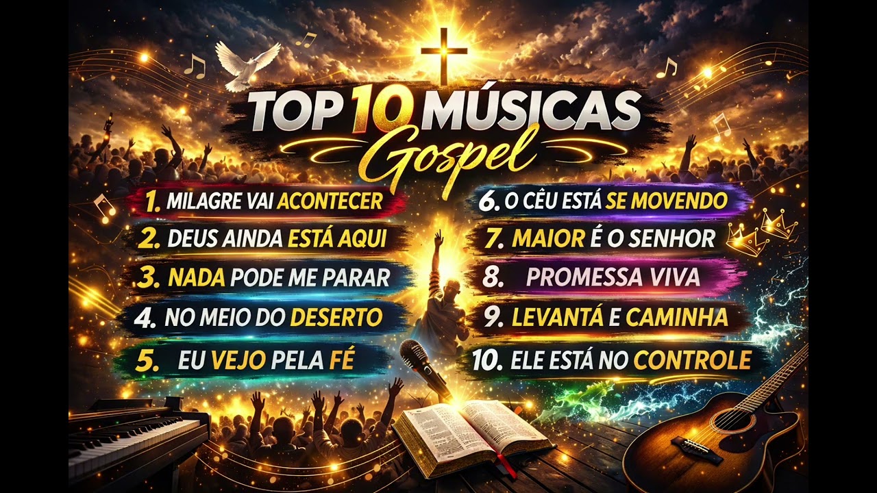 ✨ Playlist Gospel Uplifting | 10 Louvores Para Renovar Sua Fé