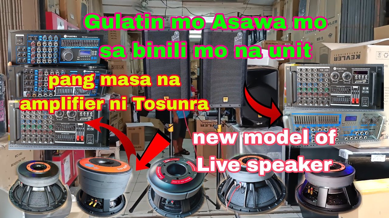 Gulatin mo Asawa mo sa binili mong bagong unit  new model of Live speaker available na